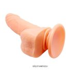 15 cm Belden Bağlamalı Gerçekçi Titreşimli 360° Oynar Başlı Dildo Vibratör Penis - Görsel 5