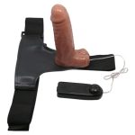 16 cm Yeni Nesil Belden Bağlamalı İçi Dolu Titreşimli Strapon Penis - Görsel 3