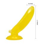 17 cm Vantuzlu Muz Şeklinde Silikon Anal Plug - Görsel 5