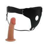 17,5 cm Belden Bağlamalı İçi Boş Protez Penis - Görsel 4