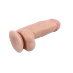 17,5 cm Gerçekçi Çift Katmanlı Silikon Penis - Görsel 4