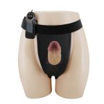 17,5 cm Titreşimli Belden Bağlamalı İçi Boş 7 cm Dolgulu Strapon Penis - Draven - Görsel 5