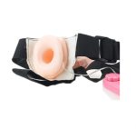 18 cm Belden Bağlamalı İçi Boş Titreşimli Testissiz Protez Penis - Görsel 3