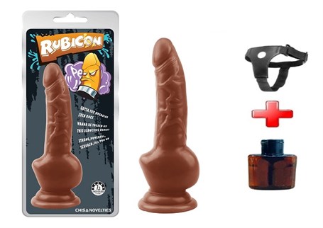 18-cm-gercekci-melez-dildo-penis-6875- 18 cm Belden Bağlamalı Gerçekçi Melez Dildo Penis - Görsel 1