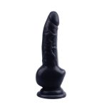 18 cm Belden Bağlamalı Gerçekçi Zenci Dildo Penis - Görsel 3