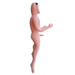 18 cm Titreşimli Penisli 2 İşlevli Realistik Suni Şişme Erkek Manken - Eran - Görsel 3