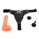 18,2 cm Belden Bağlamalı İçi Dolu Strapon Penis - Görsel 5