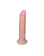 18,5 cm Belden Bağlamalı Realistik Testissiz Dildo Penis Set - Görsel 3