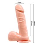 19,5 cm Belden Bağlamalı Realistik Dildo Penis - Görsel 5