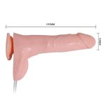 19,3 cm Su Fışkırtmalı Realistik Titreşimli Penis Anal Vajinal Dildo Mastürbatör - Görsel 4