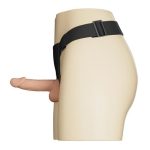 19,4 cm Belden Bağlamalı İçi Dolu Titreşimli Strapon Penis - Görsel 4