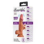 19,4 cm Belden Bağlamalı Çift Katmanlı Gerçekçi Titreşimli Dildo Vibratör Penis - Görsel 2