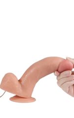 19,5 cm Belden Bağlamalı Titreşimli Realistik Dildo Penis Set - Görsel 4