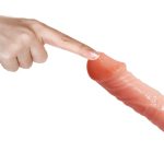 19,8 ve 15 cm Belden Bağlamalı İçi Dolu Çift Strapon Penis - Görsel 3