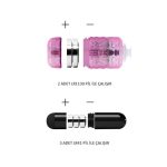 2 cm Uzatmalı Titreşimli Klitoris Uyarıcılı Zenci Penis Kılıfı - Görsel 4