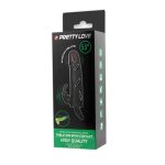 2 cm Uzatmalı Titreşimli Klitoris Uyarıcılı Zenci Penis Kılıfı - Görsel 5