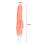 20 cm Klitoris Uyarıcılı Titreşimli Vibratör Dildo Penis - Görsel 3