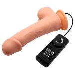 20 cm Kumandalı 360° Oynar Başlı Titreşimli Vibratör Realistik Penis Dildo - Görsel 5