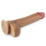 20,5 cm Yeni Nesil Teknolojik Realistik Melez Penis Dildo - Görsel 4