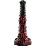 21 cm Et Dokulu Fantezi Renklerde Gerçekçi Çift Katmanlı Sünnetsiz Silikon Penis - Horse Power 5