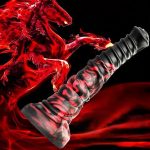 21 cm Et Dokulu Fantezi Renklerde Gerçekçi Çift Katmanlı Sünnetsiz Silikon Penis - Horse Power 5 - Görsel 2