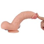 21 cm Gerçekçi Titreşimli Dildo Vibratör Penis - Adam - Görsel 2