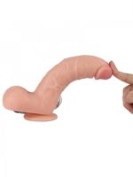 21 cm Belden Bağlamalı Titreşimli Realistik Dildo Penis Set - Görsel 10