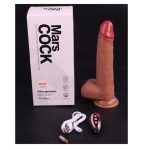 21 cm Belden Bağlamalı Manyetik Şarjlı Çift Katmanlı Uzaktan Kumandalı Titreşimli Silikon Penis - Görsel 2