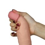 20 cm Belden Bağlamalı Titreşimli Realistik Dildo Penis Set - Görsel 8