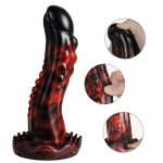 Belden Bağlamalı 21,5 cm Gerçekçi Kalın Dildo Penis - Monster43 - Görsel 2