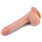 22 cm Belden Bağlamalı Gerçekçi Çift Katmanlı Silikon Penis - Görsel 10