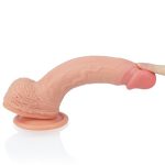 22 cm Gerçekçi Çift Katmanlı Silikon Penis - Görsel 2