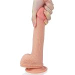 22 cm Gerçekçi Çift Katmanlı Silikon Penis - Görsel 3