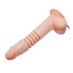 Belden Bağlamalı 22 cm İleri Geri Hareketli Gerçekçi Silikon Vantuzlu Penis - Görsel 5