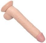 26 cm Vantuzlu Realistik Penis Anal Vajinal Dildo - Görsel 3