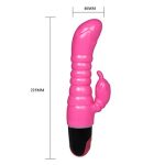 23 cm G-Spot Jel Dokuya Sahip Titreşimli Vibratör - Görsel 5