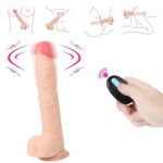 23 cm Belden Bağlamalı Titreşimli Realistik Dildo Penis Set - Görsel 10