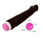 23 cm Titreşimli Realistik Vibratör Zenci Penis Dildo - Görsel 5