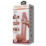 Belden Bağlamalı 24 cm Kıkırdak Yapılı Çift Katmanlı Gerçekçi Melez Dildo Penis - Görsel 2