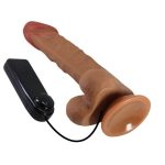 24 cm Titreşimli Vibratör Realistik Penis Dildo - Buraq - Görsel 5