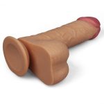 24,5 cm Belden Bağlamalı Gerçekçi Kalın Dildo Penis - King Sized - Görsel 4