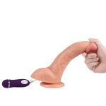 24,5 cm Gerçekçi Titreşimli Dildo Vibratör Penis - Beast - Görsel 4