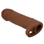 2,5 cm Dolgulu Premium Melez Rengi Silikon Penis Kılıfı - Bunion - Görsel 5