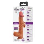 26 cm Belden Bağlamalı Çift Katmanlı Gerçekçi Titreşimli Dildo Vibratör Penis - Görsel 2