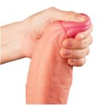 28 cm Belden Bağlamalı Yeni Nesil Çift Katmanlı Realistik Dildo Penis - Görsel 3