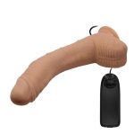 Belden Bağlamalı 28 cm Titreşimli Gerçekçi Kalın Dildo Penis - Alex - Görsel 5
