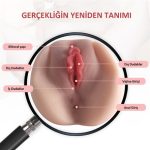 3 Boyutlu Gerçekçi Anal & Vajinal Masturbatör - Carrie - Görsel 3
