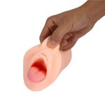 3 Boyutlu Suni Oral Mastürbatör - Jade Tongue - Görsel 3