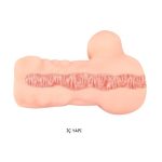 3 Boyutlu Testisli Yarım Erkek Vücutlu Suni Anal Mastürbatör - Görsel 5