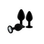 3 Parçalı Mücevherli Anal Plug Seti - Görsel 4